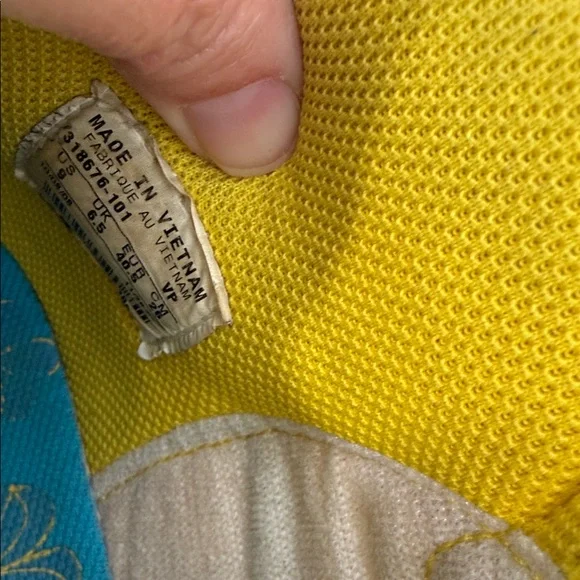 Nike Dunk High "Tour Yellow Metallic Silver" women’s size 9 sneakers - Picture 7 of 7